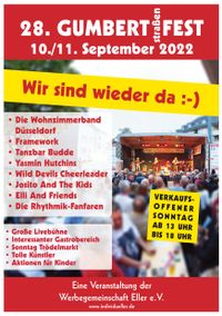 Plakat Gumbertstrassenfest 2022